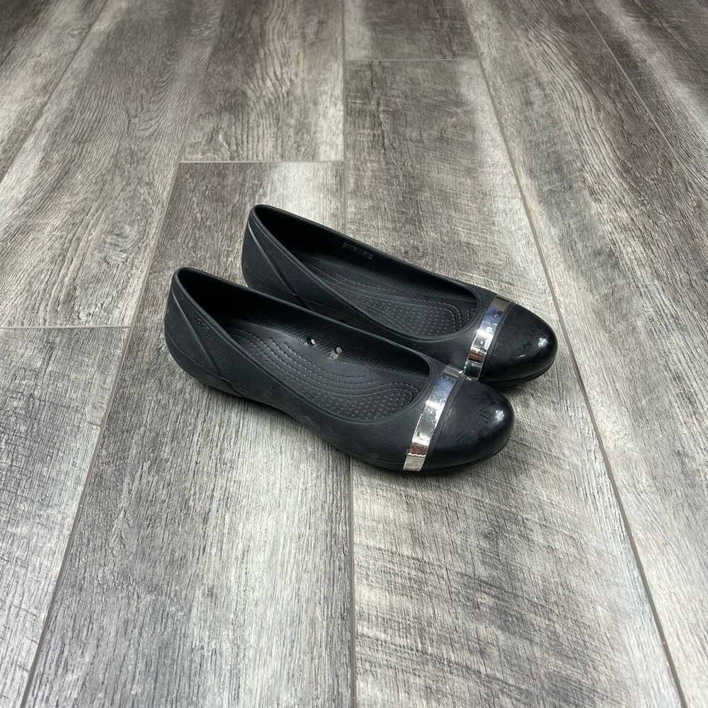 Crocs Black Flats
